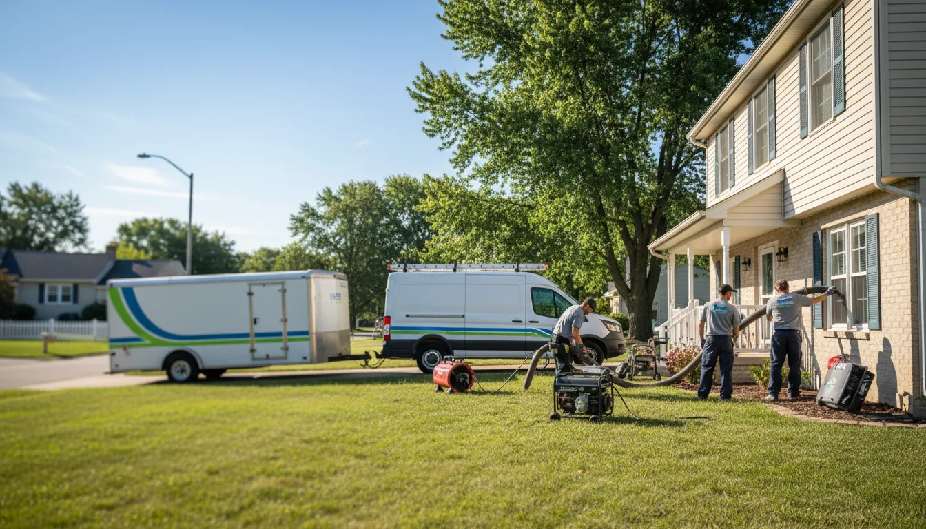 Flooded Basement Restoration And Cleanup With Repair in Effingham, KS near me